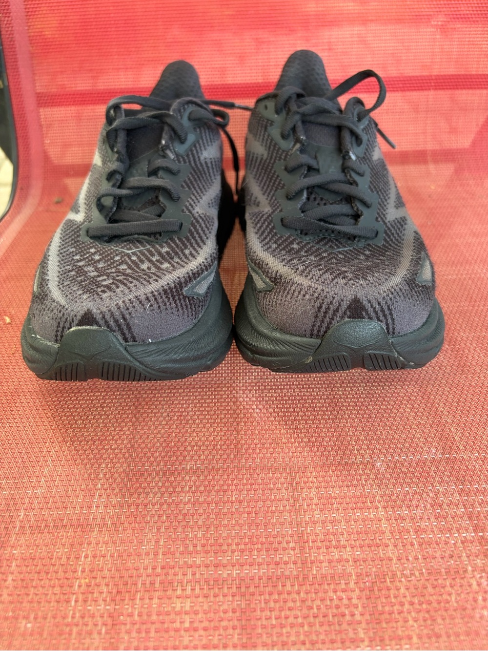 Hoka Clifton 9 women’s size 5.5 B Black Athletic Running Shoes - All-Black - Picture 3 of 11